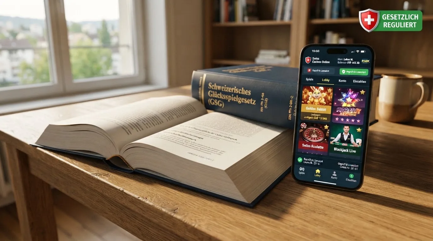 Amtliches Schreiben mit Stempel auf einem Schreibtisch neben einem Gesetzbuch — online casino bonus ohne einzahlung sofort